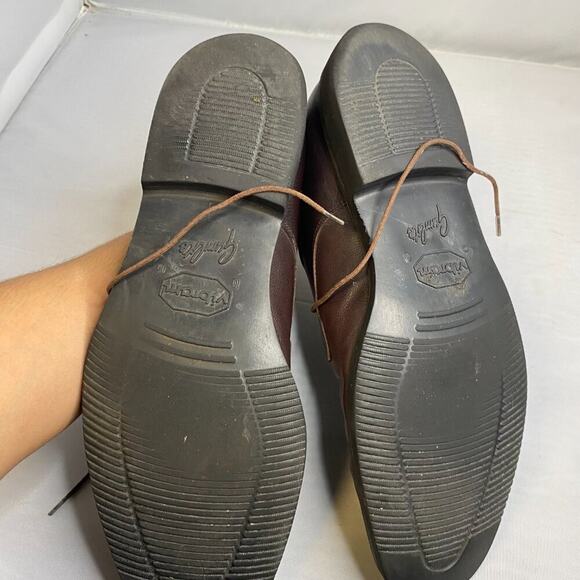 Salvatore Ferragamo Brown Leather Lace Up Men's Shoes Sz 10.5 D oxford - Picture 5 of 6